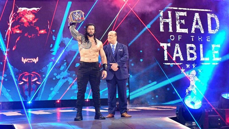 Roman Reigns at Elimination Chamber 2021